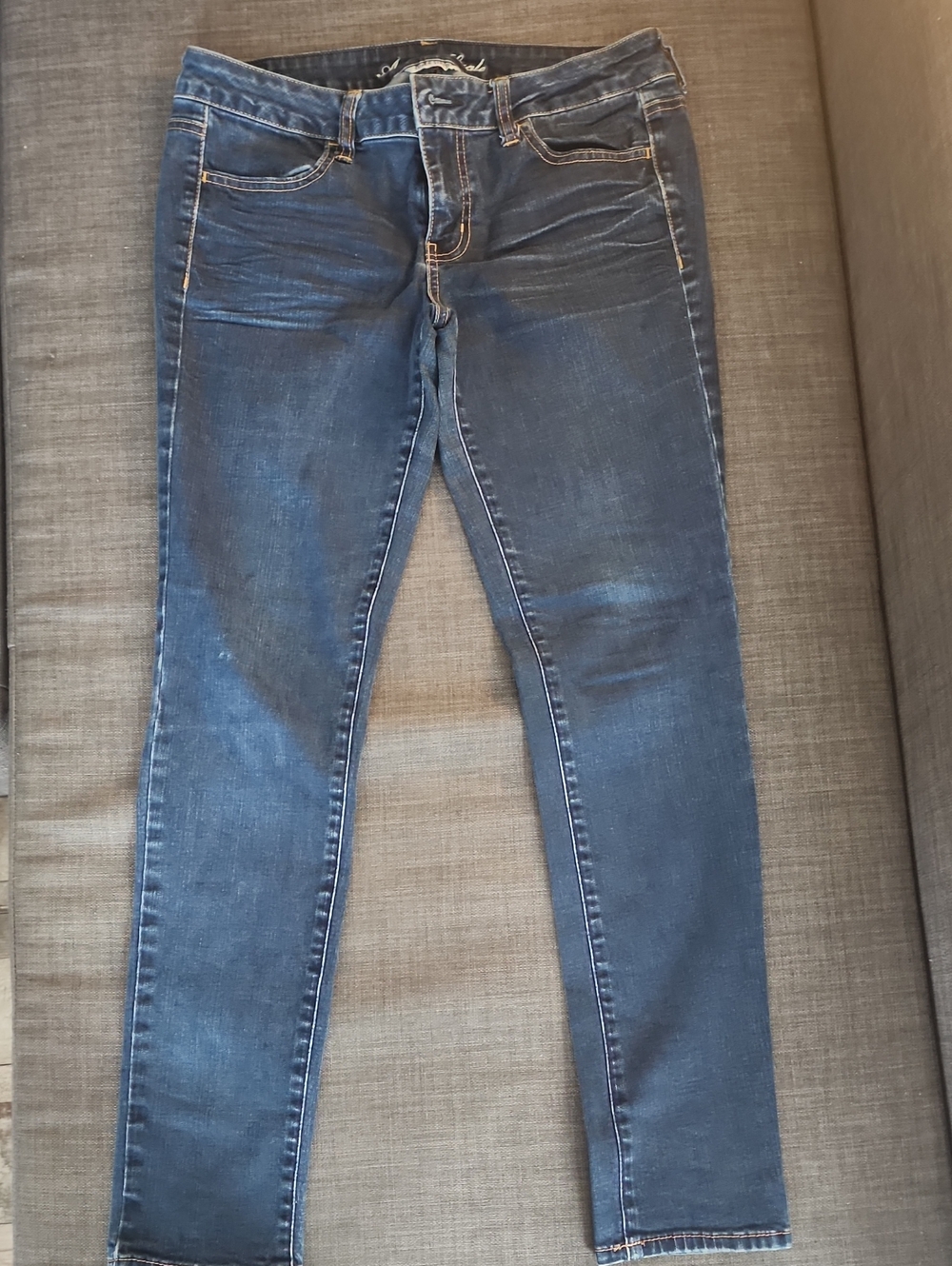 American Eagle Outfitters Dark Blue Skinny Jeans